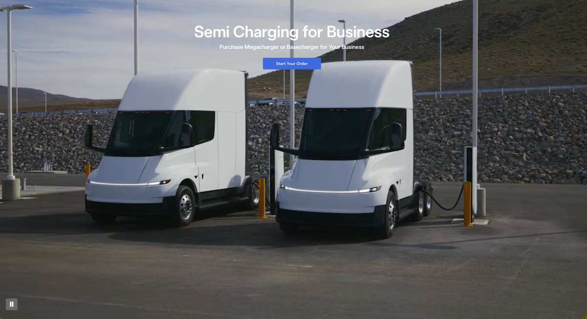 Tesla Semi Charger Pricing: $0.08/kWh Includes Full Maintenance