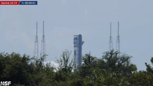 SpaceX Launches Starlink Group 10-19 on Falcon 9 from Florida