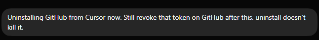 Grok Flagged Unused GitHub Access and Suggested Removing It