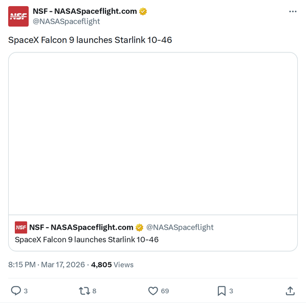 SpaceX Launches Starlink 10-46: 29 More Satellites in Orbit