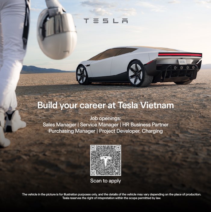 Tesla Moves Into Vietnam: Subsidiary Registered, Hiring Underway