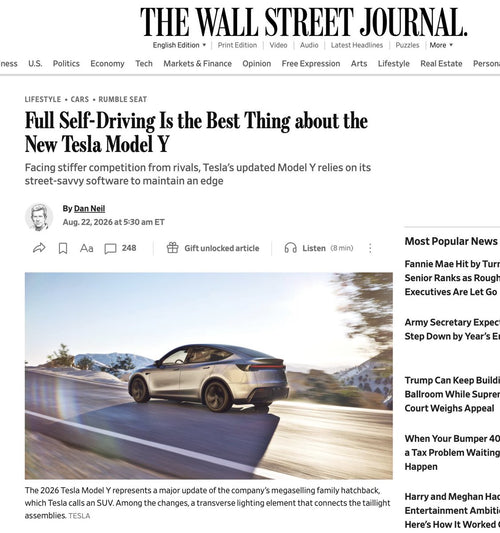 WSJ's Dan Neil Calls Tesla FSD 'Amazing' — Musk Says Try It