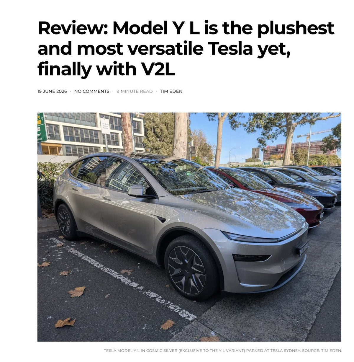 Tesla Model Y L: 7 Things Australia's Review Reveals