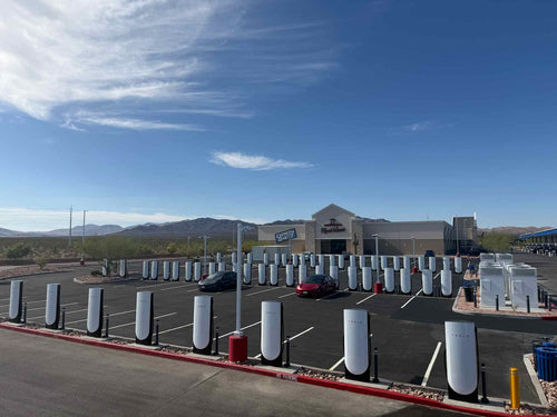 Tesla Opens 64-Stall Supercharger in Jean, Nevada