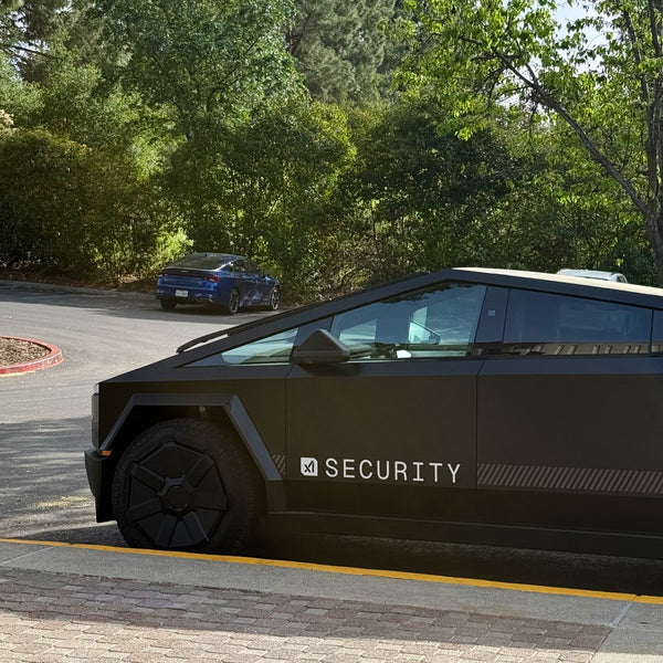 xAI Deploys Matte-Black Cybertrucks for Security Patrol