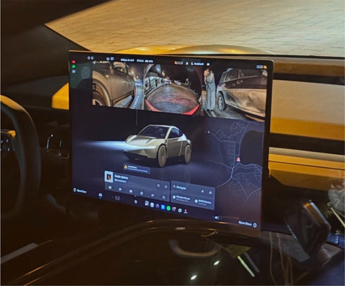 Tesla Cybercab UI Revealed: Inside the 21-Inch Touchscreen