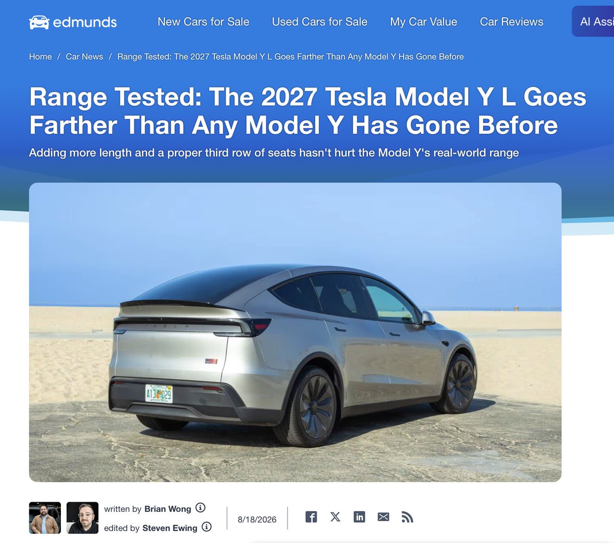 Model Y L Range Test: 5 Details That Matter