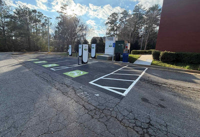 New Tesla Supercharger Opens in Alpharetta, GA — City-Owned Station