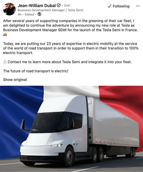 Tesla Semi European Push: France Hire Signals 2027 Launch Is Real