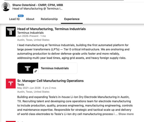 Tesla's Dry Electrode Manufacturing Manager Leaves for New Venture