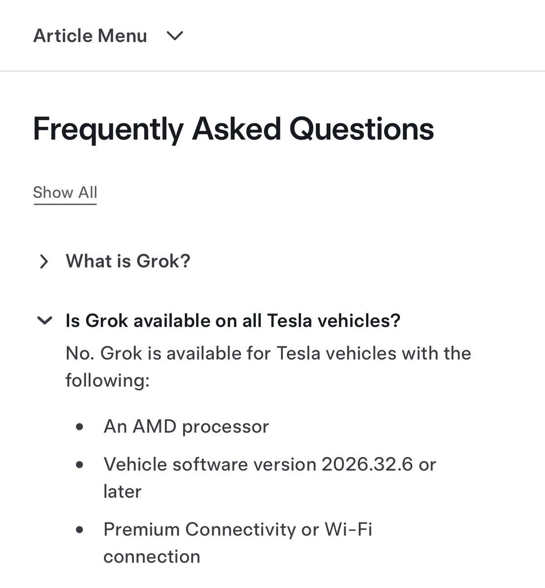 Tesla Grok AI Hits Middle East: How to Get It on 2026.32.6
