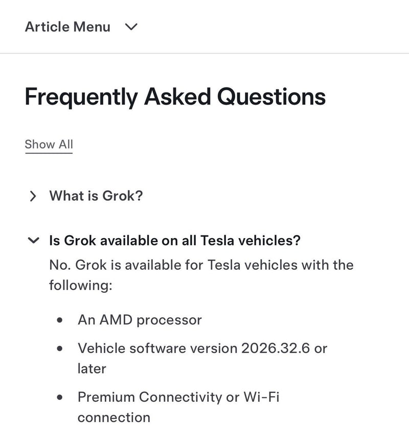Tesla Grok AI Hits Middle East: How to Get It on 2026.32.6