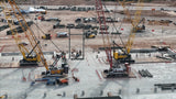 Giga Texas Chip Fab Goes Vertical: Steel Up, 7 Cranes On Site