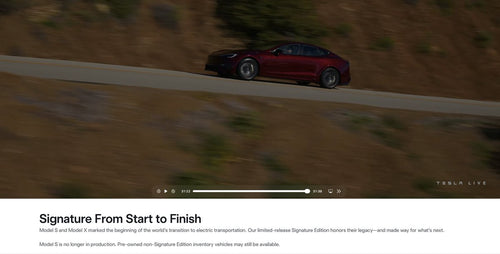 The Model S & X Signature Edition: 6 Details That Matter