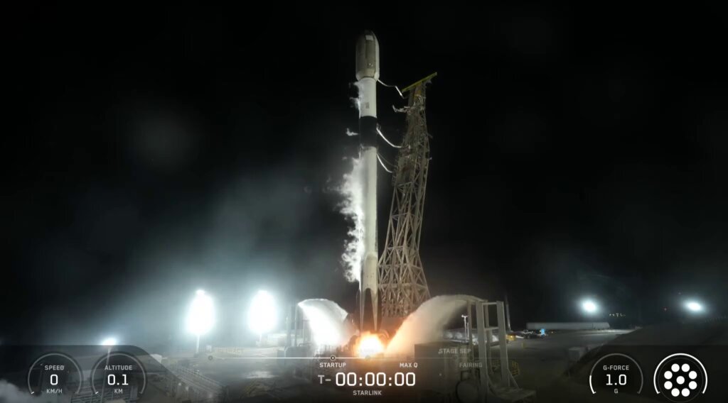 SpaceX Launches 25 Starlink Satellites on B1082's 20th Flight