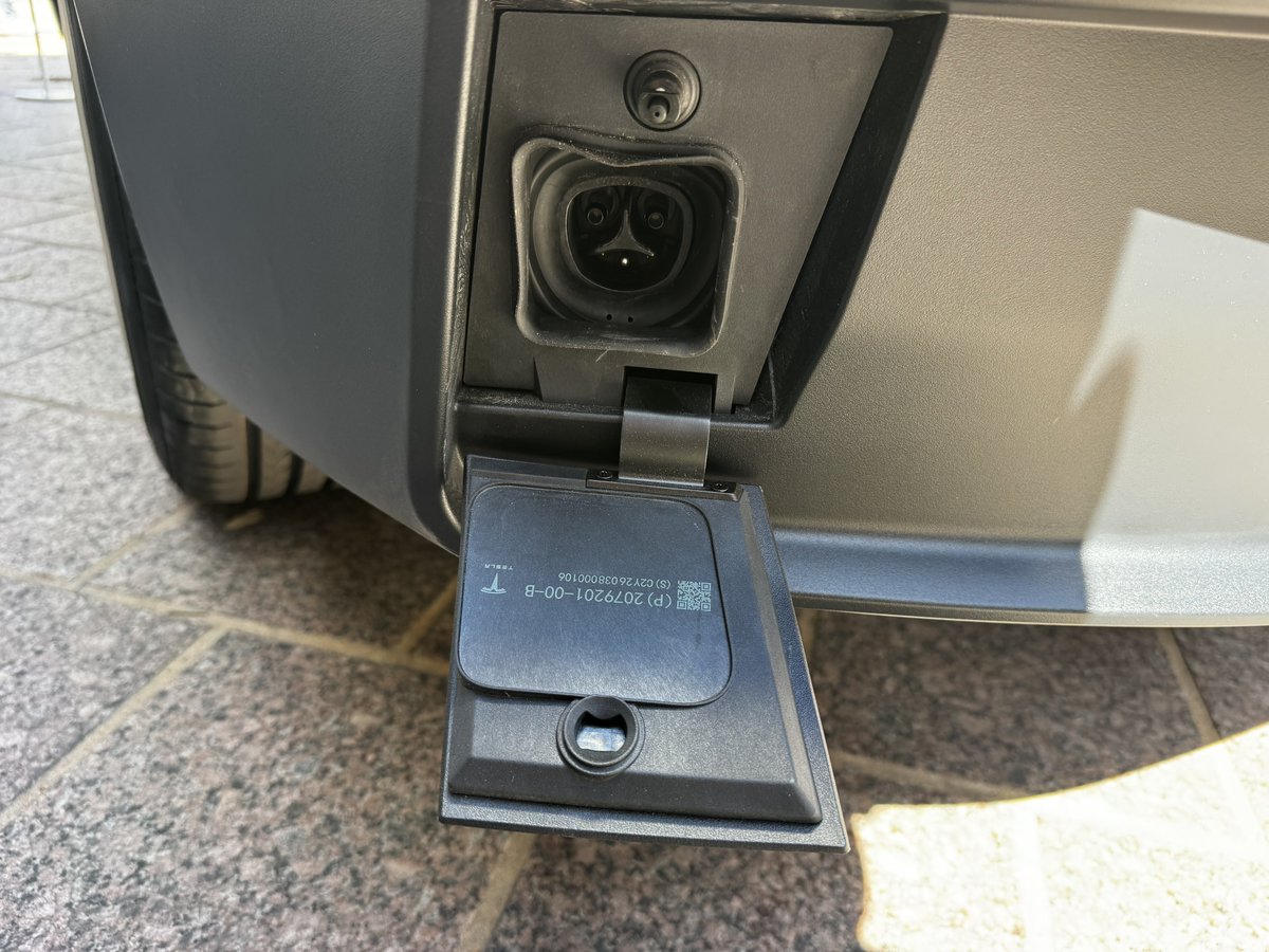 Tesla Cybercab Charge Port Redesigned for Mass Production