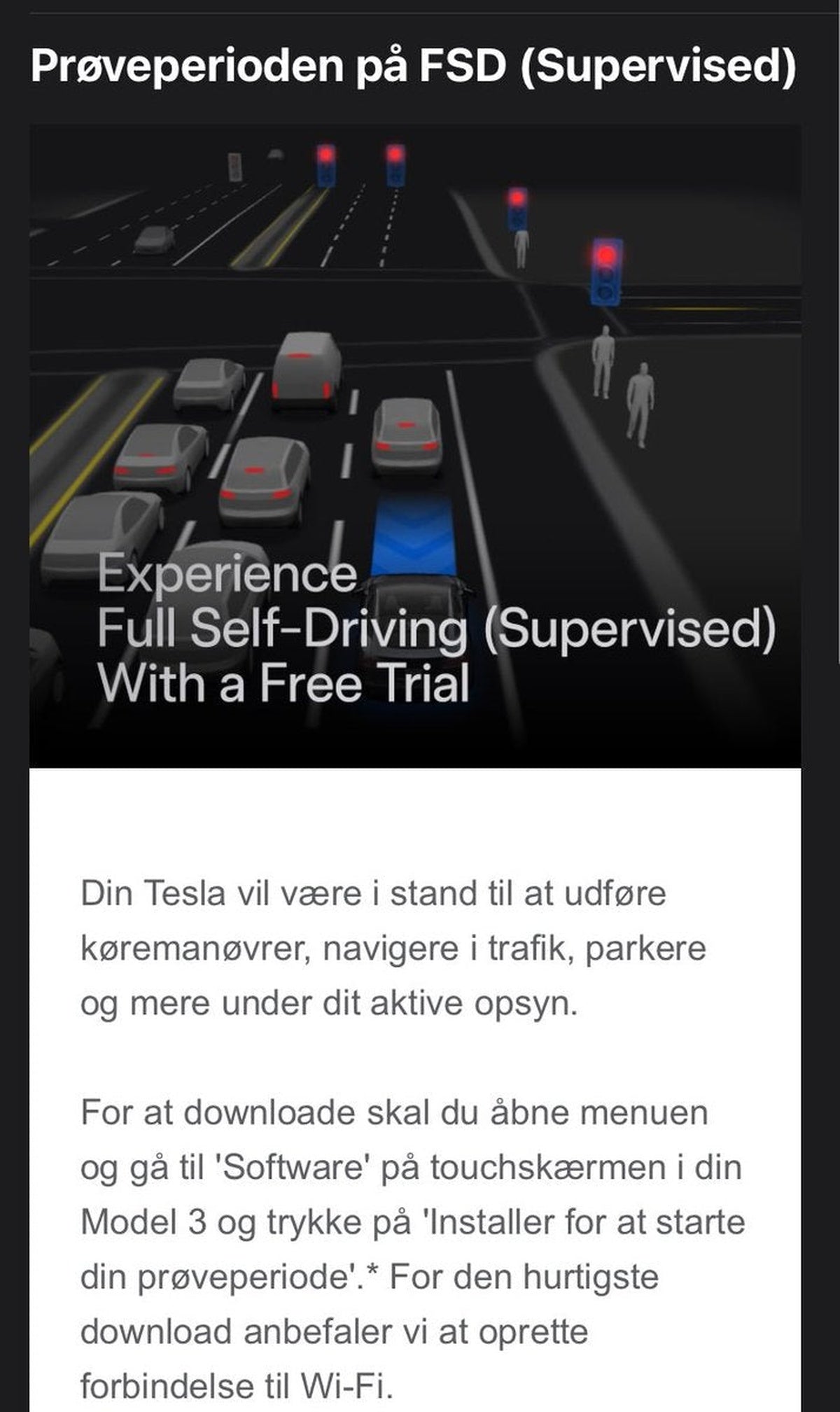 Tesla FSD V14 Free Trials Now Live in Denmark: What to Do