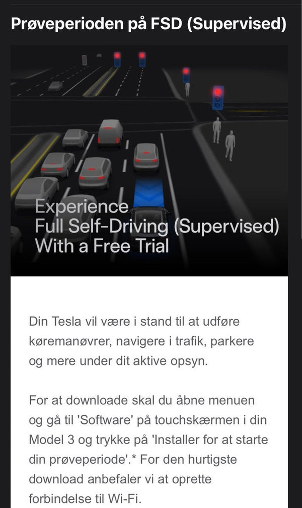 Tesla FSD V14 Free Trials Now Live in Denmark: What to Do
