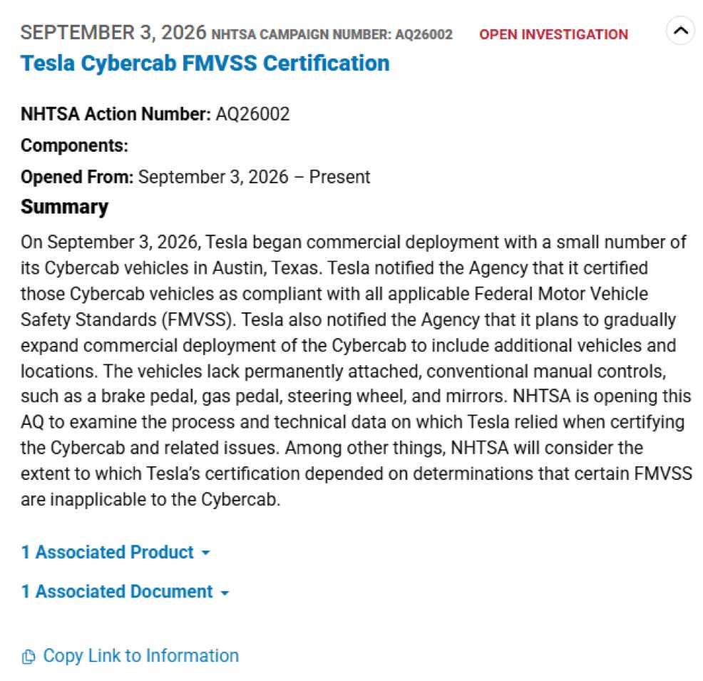 Tesla Cybercab NHTSA Certification: Your Questions Answered