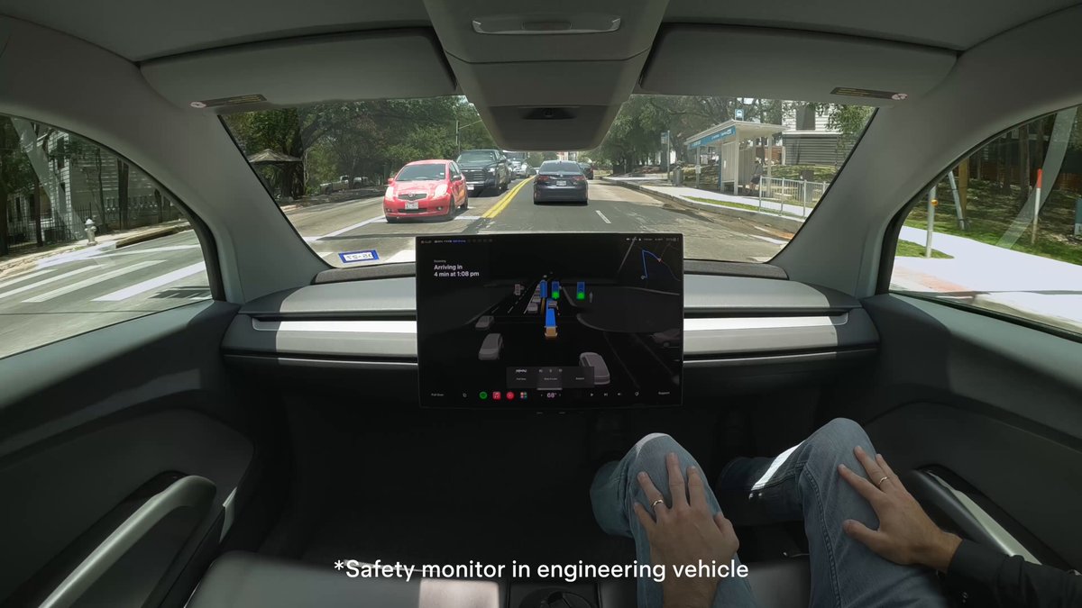 Tesla Cybercab Hits Public Roads in Austin — No Wheel, No Pedals