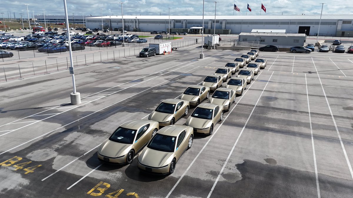 Tesla Cybercab Testing Ramps Hard: 16+ Units Leaving Giga Texas