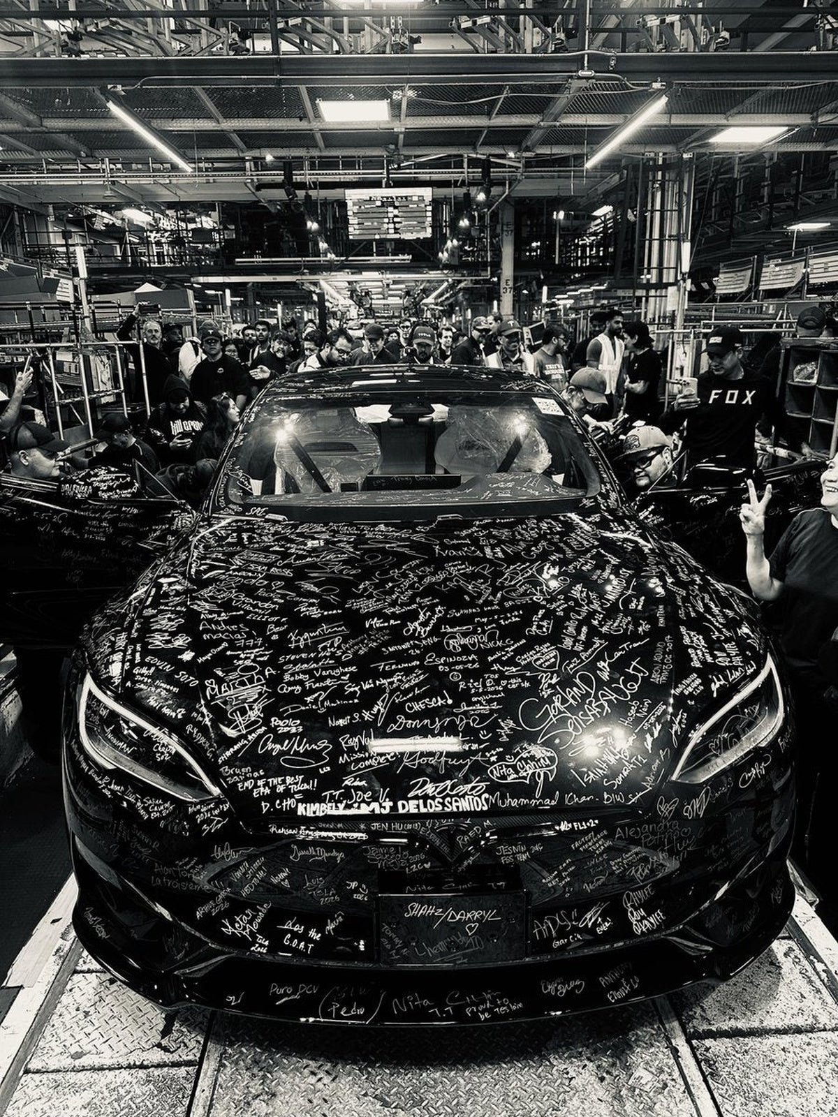The Last Tesla Model S Rolls Off the Line at Fremont