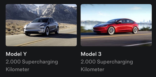 Tesla Doubles Europe Referral Rewards to 2,000 km Free Supercharging
