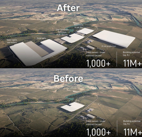 SpaceX Is Building a 10 GW Solar Factory in Bastrop, Texas