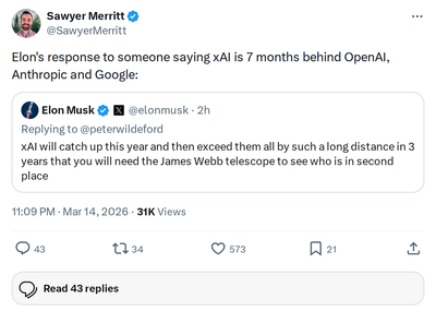 Is xAI Really 7 Months Behind? Musk Responds