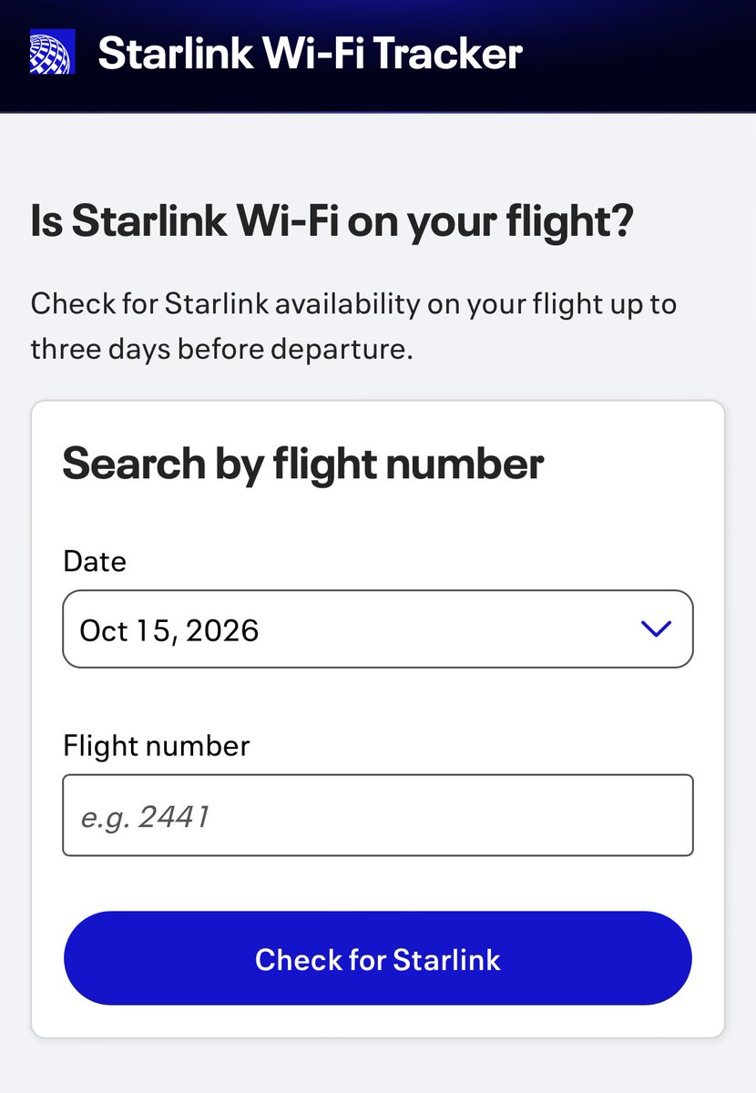 United Airlines Launches Starlink Wi-Fi Tracker for Passengers