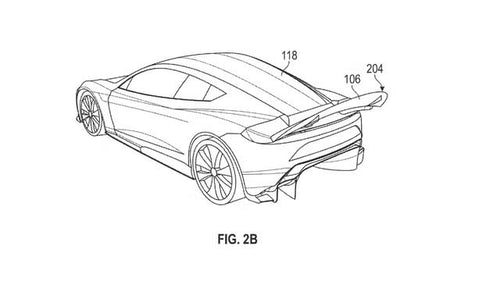 Tesla Roadster Patent Reveals Active Wing With 700 kg Downforce