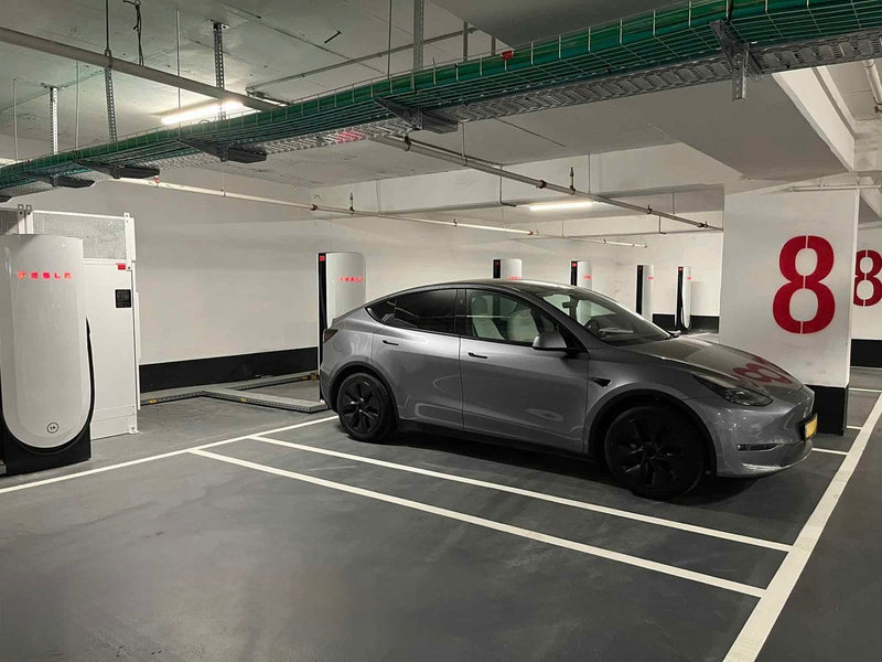 Tesla Opens New Supercharger in Kefar Sava, Israel (8 Stalls)