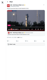 SpaceX Launches Starlink 10-50: 29 Satellites, Bonus Payload