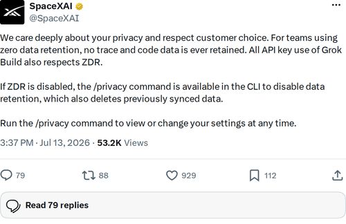Grok Build API Zero Data Retention: Your Privacy Questions Answered