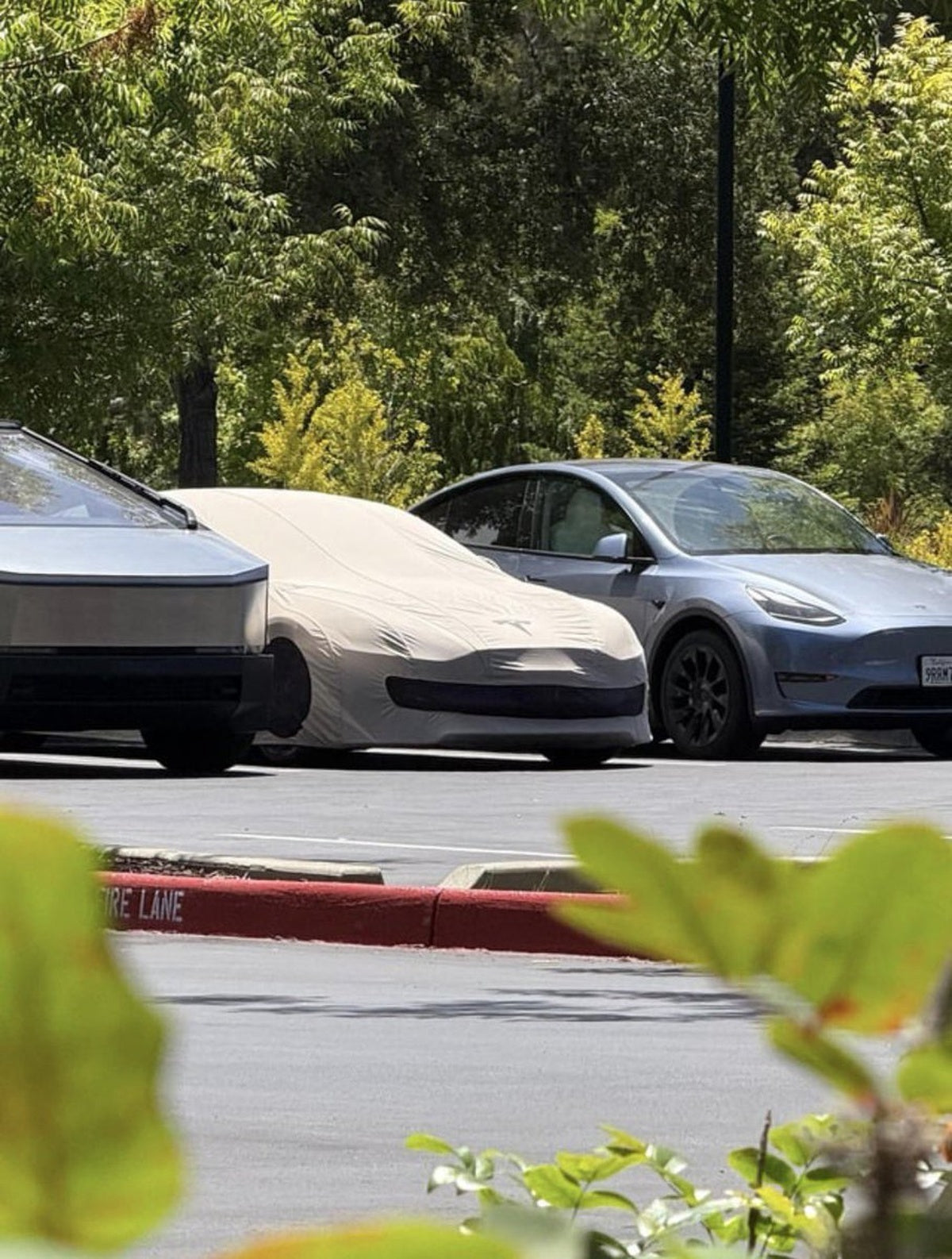 Mystery Tesla Spotted Under Cover at Palo Alto HQ