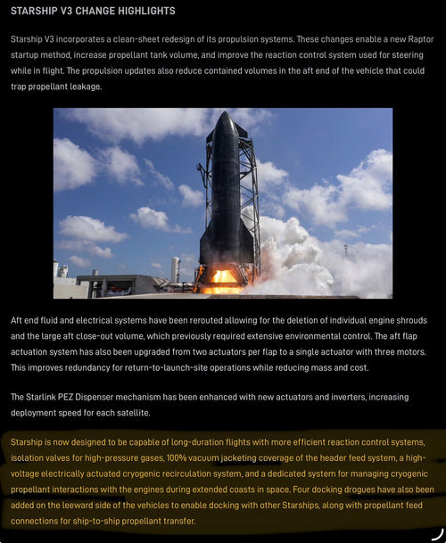 Starship V3's 5 Key Tech Upgrades for Extended Orbital Missions