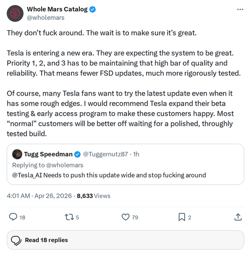 Tesla FSD Strategy Shifts: Fewer Updates, Much Higher Quality