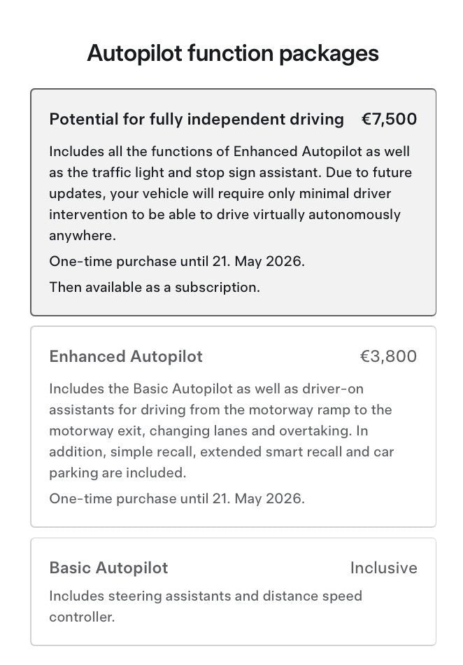 Tesla Ending One-Time FSD Purchases in Europe Tomorrow