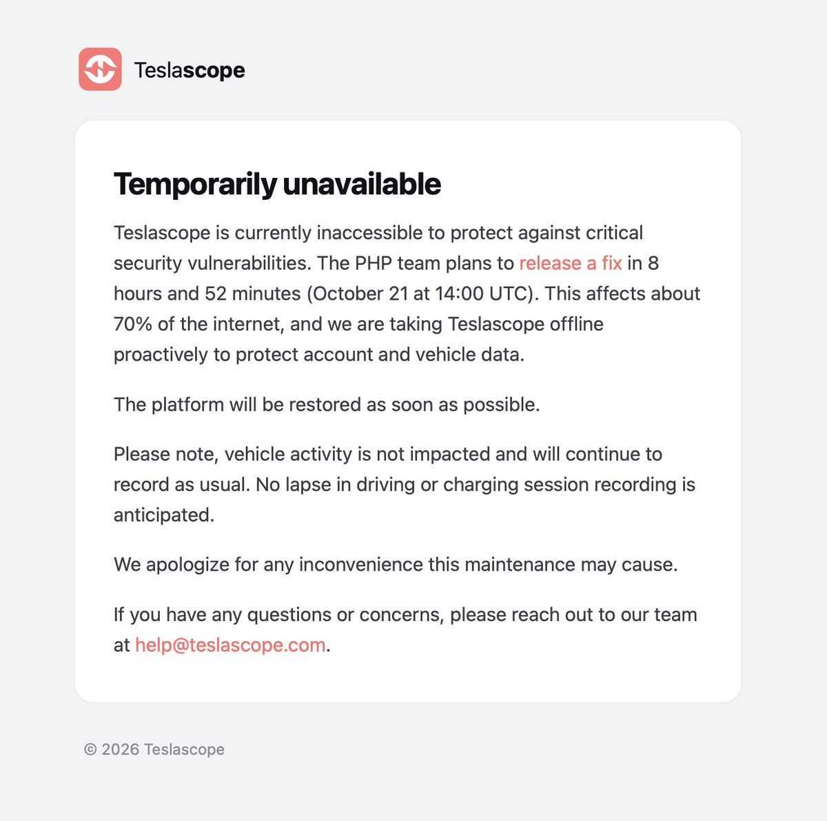 Teslascope Goes Offline: What Tesla Owners Should Do Now