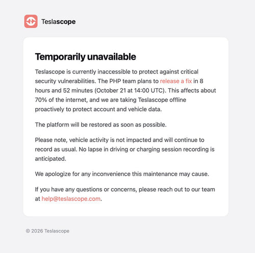 Teslascope Goes Offline: What Tesla Owners Should Do Now