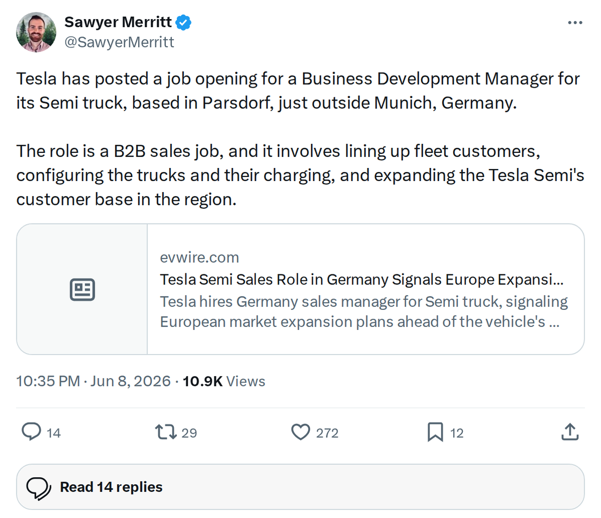 Tesla Semi Eyes Europe: New Germany Role Targets 2027 Launch