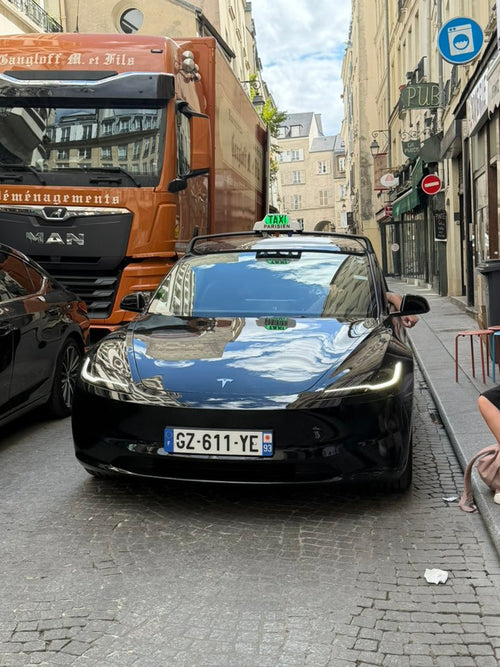 Tesla Model 3 as a Paris Taxi: 5 Details That Matter