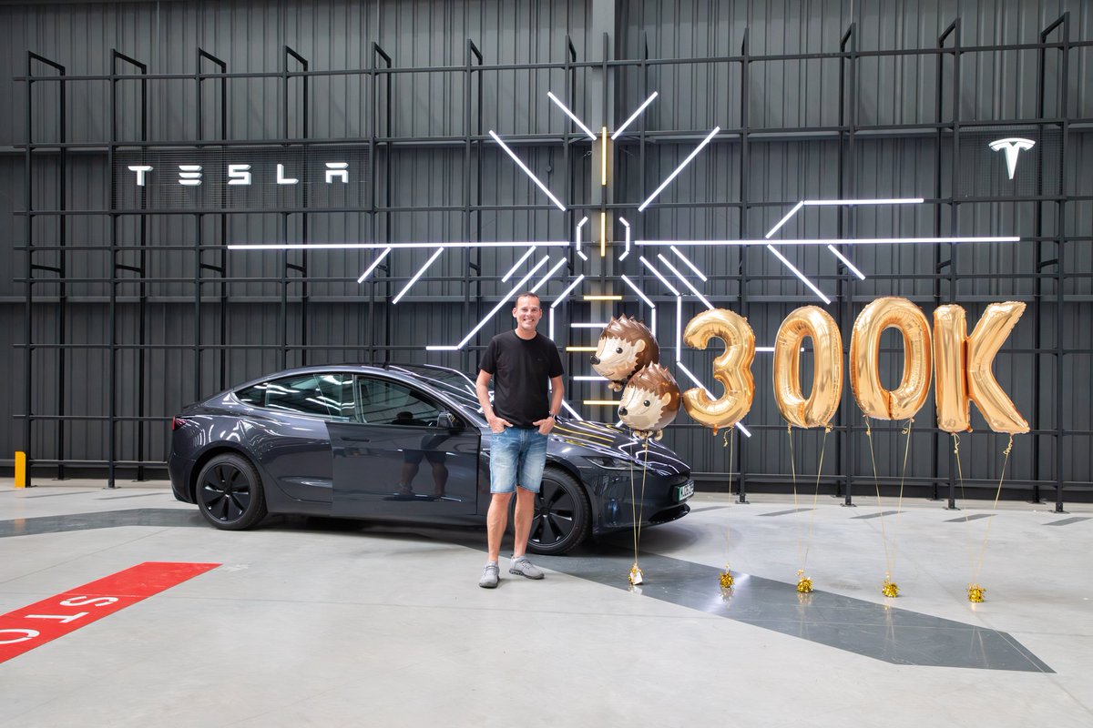 Tesla UK Hits 300,000 Vehicle Deliveries at Manchester Hub