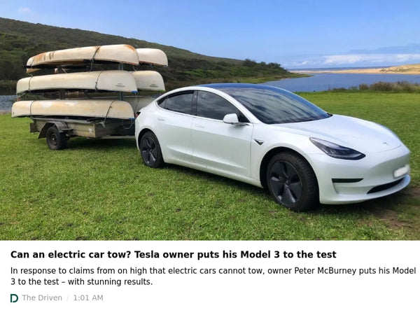 2020.03.06 Tesla Daily Briefing-Can an electric car tow? Tesla owner puts his Model 3 to the test