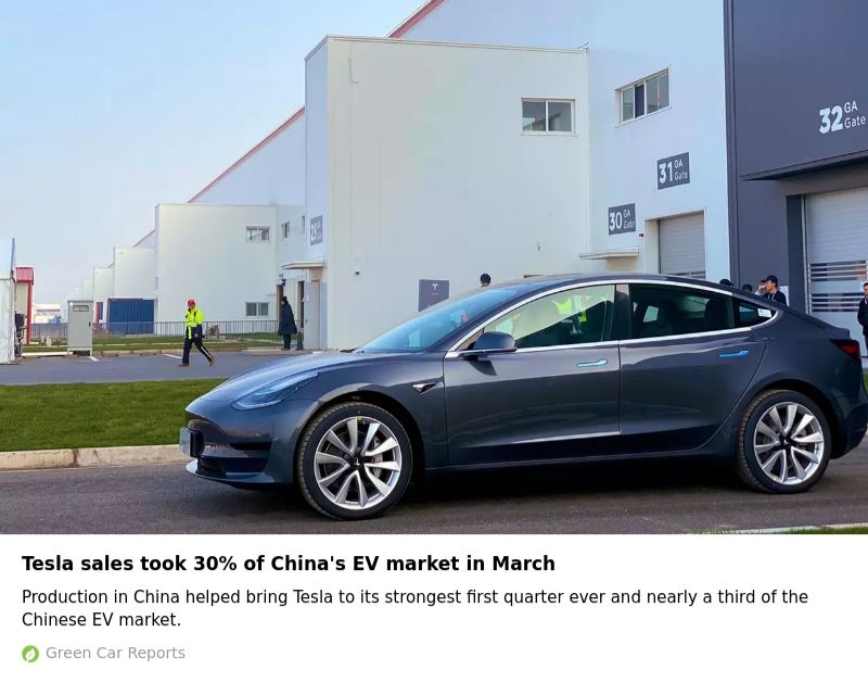04-13-2020 Tesla Daily Briefing tesla sales took 30 of china‘s ev mark