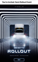 Tesla Semi Rollout Event: Sparks Factory Grand Opening Set