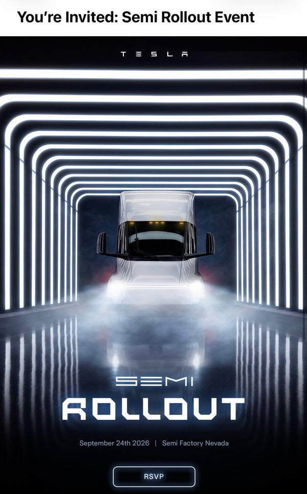 Tesla Semi Rollout Event: Sparks Factory Grand Opening Set