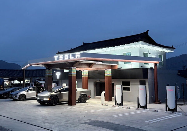 Tesla Opens First Gas-to-EV Supercharger in Asia — In South Korea
