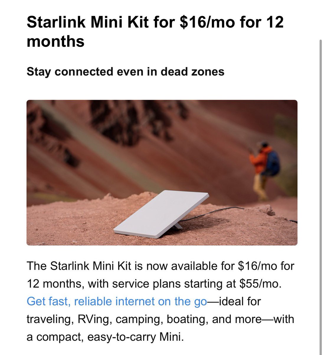 Starlink Mini Kit Now Available in the U.S.: Pricing Breakdown