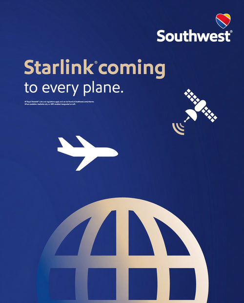 Starlink Expands to Southwest Airlines' Full Fleet